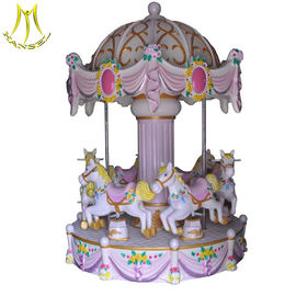 Hansel mini fairground rides small carousel for sale in amusement mall supplier
