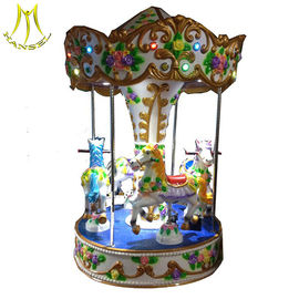 Hansel mini fairground rides small carousel for sale in amusement mall supplier