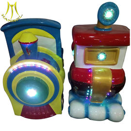 Hansel coin operated kiddie ride on bear train children indoor games machine supplier