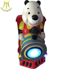 Hansel coin operated kiddie ride on bear train children indoor games machine supplier