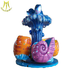 Hansel  kids carousel amusement rides for sale coin operated horse rides supplier