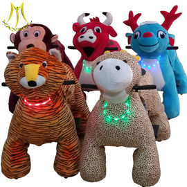 Hansel electric plush electronic kid riding horse toy shopping mall supplier