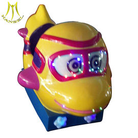 Hansel  Used fiber glass kiddie rides happy riding funny racing airplane supplier