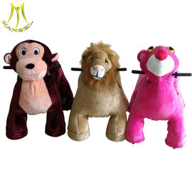 Hansel luna park equipment animal electronic toy carnival ride on plush animal supplier