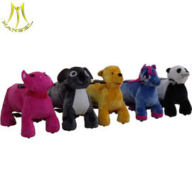 Hansel coin operated battery car walking robot ride plush toy rides for sale supplier
