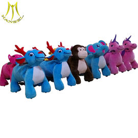 Hansel coin operated battery car walking robot ride plush toy rides for sale supplier