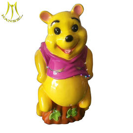 Hansel   coin operated battery moto machine fiberglass bear ride supplier