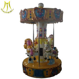 Hansel 2018 new kiddie ride for kids carousel horses sale in park supplier
