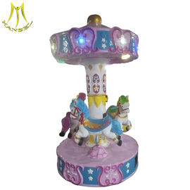 Hansel 2018 new kiddie ride for kids carousel horses sale in park supplier