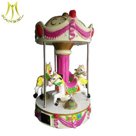 Hansel 2018 new kiddie ride for kids carousel horses sale in park supplier