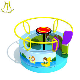 Hansel high quality children mini carousel electric indoor soft play equipment indoor playground supplier