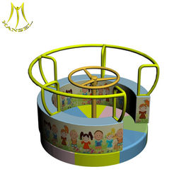 Hansel high quality children mini carousel electric indoor soft play equipment indoor playground supplier