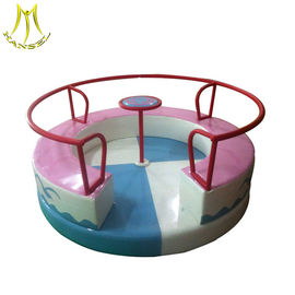 Hansel high quality children mini carousel electric indoor soft play equipment indoor playground supplier