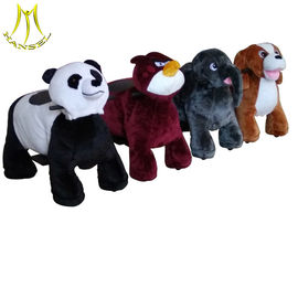 Hansel  plush walking toy ride on  animales de peluche motorizado in mall supplier