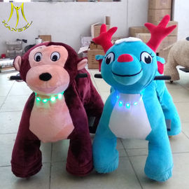 Hansel  plush walking toy ride on  animales de peluche motorizado in mall supplier