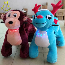 Hansel  plush walking toy ride on  animales de peluche motorizado in mall supplier