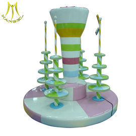 Hansel cheap soft play equipment electric soft swing boat for baby supplier