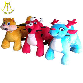 Hansel   wholesale plush animal fun ride 4 wheels for sales motorized horse toy for adults supplier