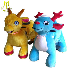 Hansel christmas deer  riding animals battery powered animals riding toys plush motorized animals supplier