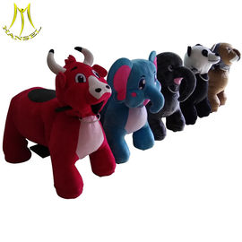 Hansel  funny kids ride on plush walking elephant ride  for park supplier