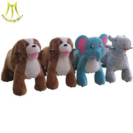 Hansel coin and non coin walking plush animal car toys for amusement park supplier