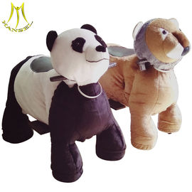 Hansel outdoor playground unicorn motorized plush animal electric scooter supplier