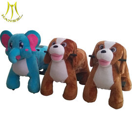 Hansel outdoor playground unicorn motorized plush animal electric scooter supplier