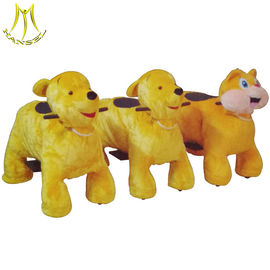 Hansel high quality funfair zoo animal racing car electronic for mall supplier