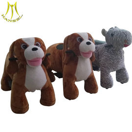 Hansel battery operated plush dog electric scooter ride on toy for kids supplier