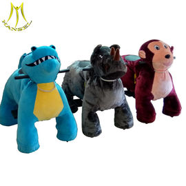 Hansel    plush toys stuffed animals on wheels plush animal electric scooter Guangzhou supplier