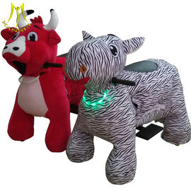 Hansel plush electrical animal toy car used kiddie ride on animals for children supplier