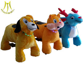 Hansel plush electric stuffed animals adults can ride on animals in shopping mall supplier