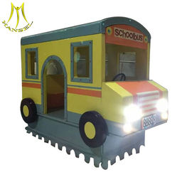 Hansel  children play game soft play car items for rent attraction large kiddie bus ride in mall supplier