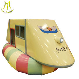 Hansel   indoor play area playhouses for kids children play game electric railway high speed supplier