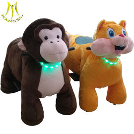 Hansel battery powered mountable animals motorized plush animals ride toy car supplier