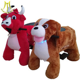 Hansel safari kids toy ride electric plush walking animal ride on car supplier