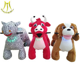 Hansel kids riding machine funfair plush electric animal rides supplier