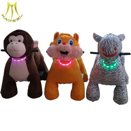 Hansel electric ride on coin operated plush animals toy machine supplier