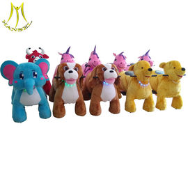 Hansel amusement park plush horse rideable coin operated walking animal ride supplier