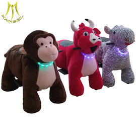 Hansel amusement park plush horse rideable coin operated walking animal ride supplier
