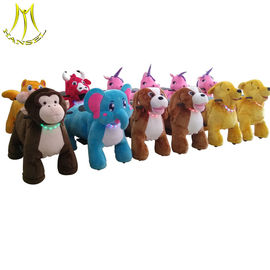 Hansel 2018 electric plush motorized riding animals toys for mall supplier