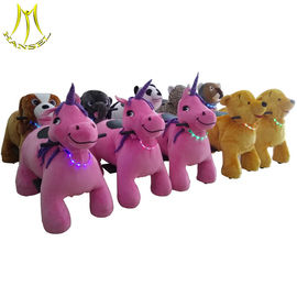 Hansel stuffed animals ride on toys coin operation motorized animals supplier