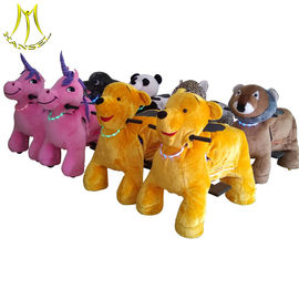 Hansel New models stuffed walking animal toy rides for amusement park supplier