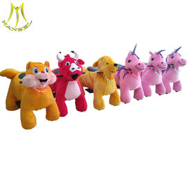 Hansel New models stuffed walking animal toy rides for amusement park supplier