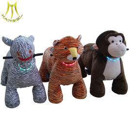 Hansel indoor kiddie ride on horse plush toy for amusement park supplier