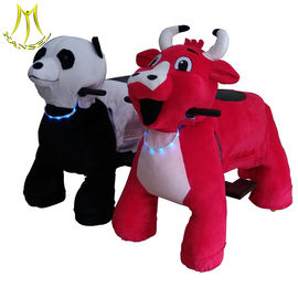 Hansel  coin operated electric plush kids animal panda rider in parties supplier