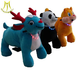 Hansel attraction kids and adults plush animal walking rides for mall supplier