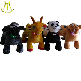 Hansel  battery operated walking rides zippy coin plush animal scooters in mall supplier