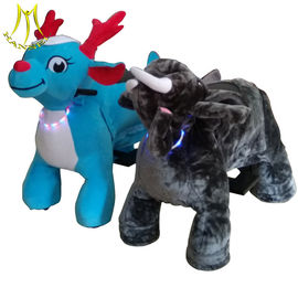 Hansel 	 plush unicorn battery operated ride animals robot ride for children supplier