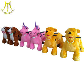 Hansel amusement ride equipment electric plush motorized animal ride supplier